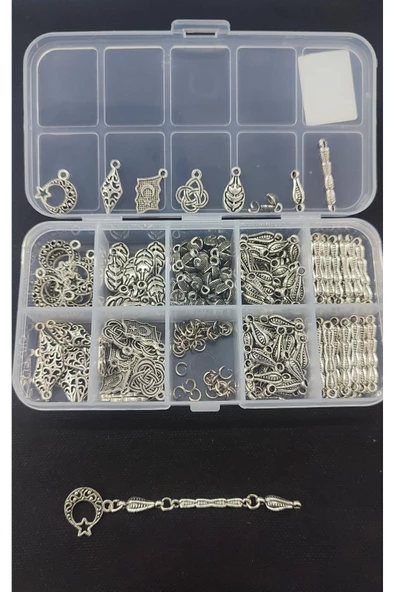 Tesbih Püskül Malzeme Seti 50 Adet Tesbih Püskülü Yapabilirsiniz . Doğaltaş Tesbih Kehribar Tesbih - 8