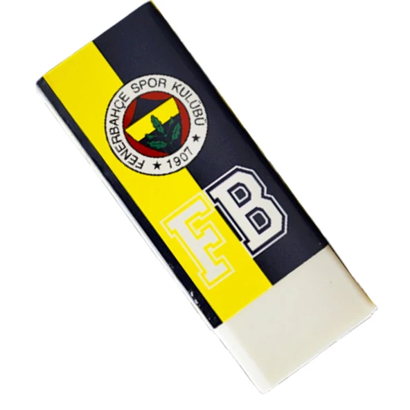 Fenerbahçe No:20 PVC Free Büyük Boy Beyaz Silgi 10 Adet - 4