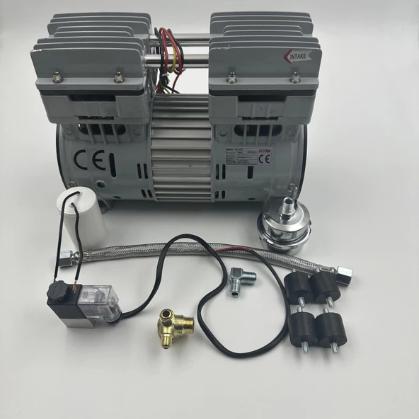 Kuletaş 1Hp Sessiz Yağsız Kompresör Kafası - 11