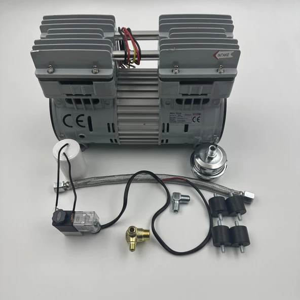 Kuletaş 1Hp Sessiz Yağsız Kompresör Kafası - 7