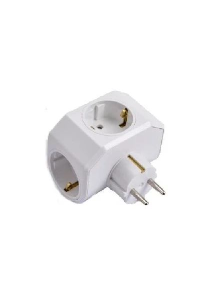 VİKO YONCA PLUS ÜÇLÜ TOPRAKLI PRİZ BEYAZ VK-90303003-ZM