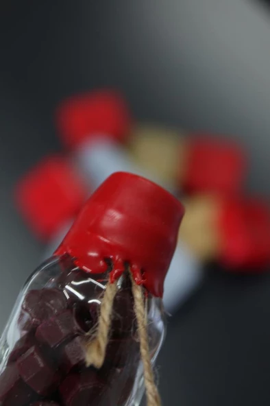 Mühürcüm Şişe Mühürleme Kalıp Mum Mührü 1 Kg Kırmızı Renk - Resim 7