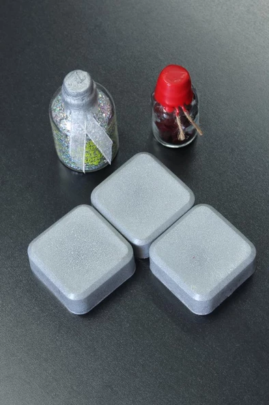 Mühürcüm Şişe Mühürleme Kalıp Mum Mührü 1 Kg Gümüş Renk ürün görseli