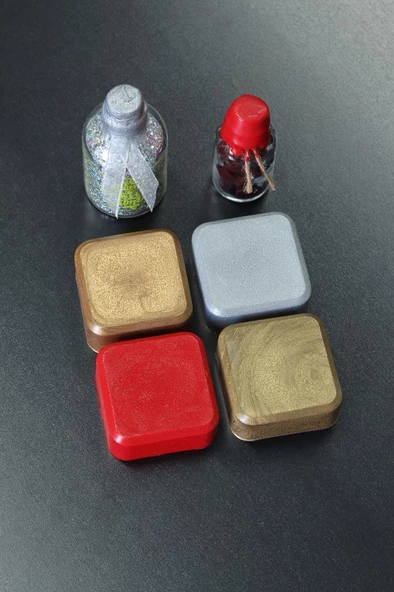 Mühürcüm Şişe Mühürleme Kalıp Mum Mührü 1 Kg Kırmızı Renk - Resim 2