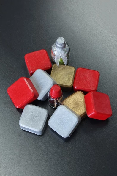 Mühürcüm Şişe Mühürleme Kalıp Mum Mührü 1 Kg Kırmızı Renk - Resim 3