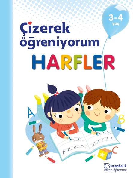 Uçanbalık Yayınları Çizerek Öğreniyorum - Harfler 3-4 yaş