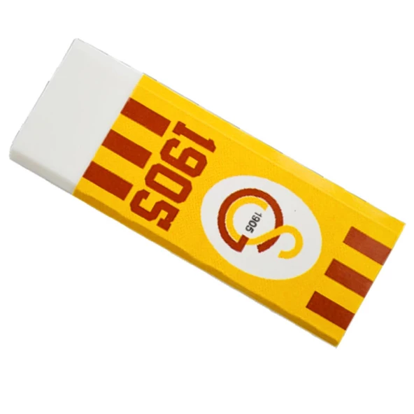 Galatasaray No:20 PVC Free Büyük Boy Beyaz Silgi 1 Adet - 4