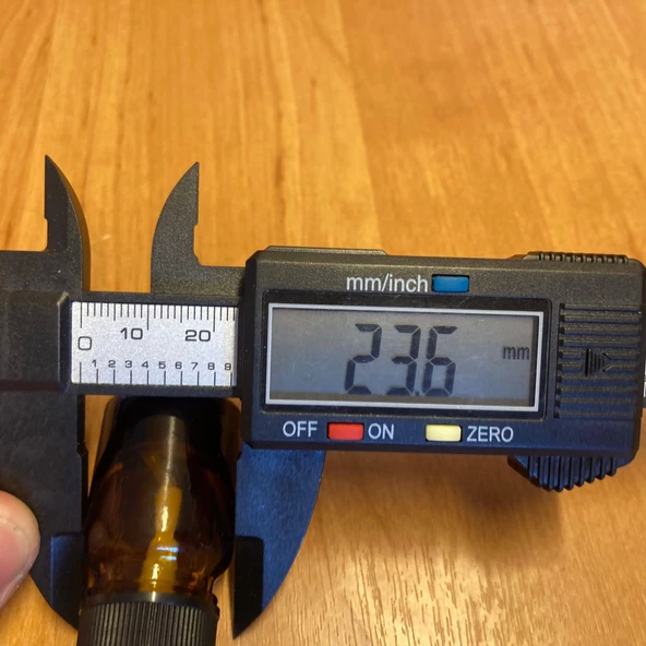 3 Ml Amber Cam Şişe Siyah Spreyli ,  3Cc Kahverengi Spreyli Boş Şişe x 6 Adet - Resim 4