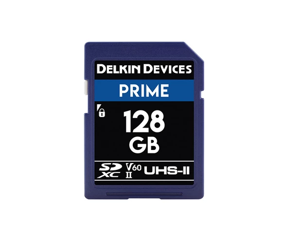 Delkin Devices 128GB Prime UHS-II SDXC (V60) Hafıza Kartı