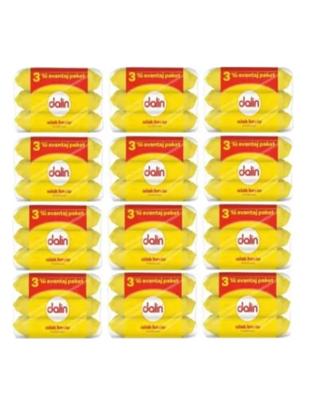 Dalin Islak Havlu 12 X 3'Lü Avantaj Paket 2016 Yaprak