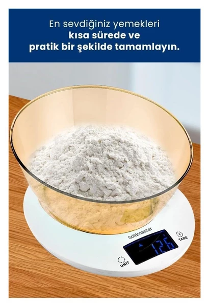 GOLDMASTER GM-7151 SENSİTİVE ELEKTRİKLİ MUTFAK TERAZİSİ - 5