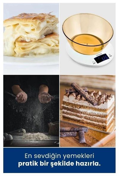 GOLDMASTER GM-7151 SENSİTİVE ELEKTRİKLİ MUTFAK TERAZİSİ - 7