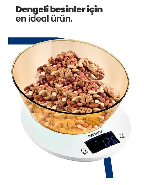 GOLDMASTER GM-7151 SENSİTİVE ELEKTRİKLİ MUTFAK TERAZİSİ - 3