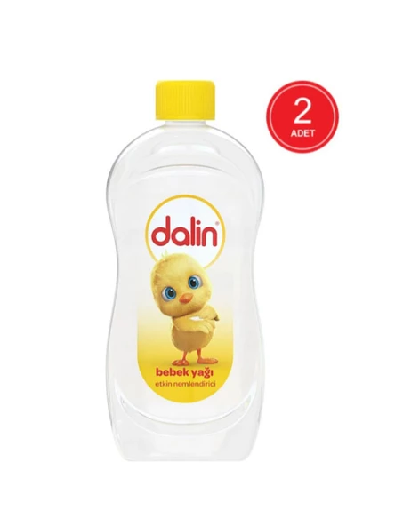 Dalin Etkin Nemlendirici Bebek Yağı 2 x 500 ML