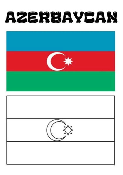 Ülke Bayrakları Bak-BOYA Kitabı (178 ÜLKE Bayrağı) - 6