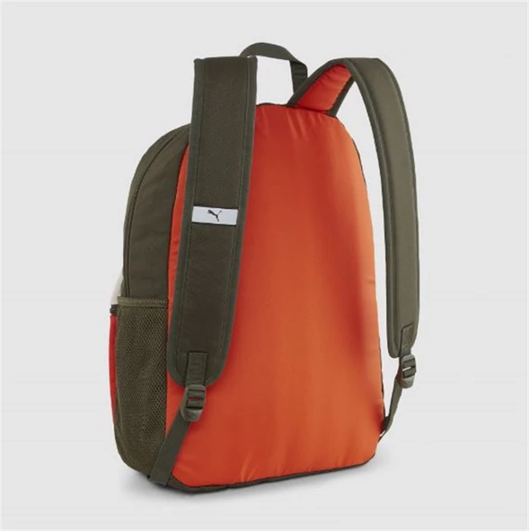 Puma Phase Yeşil/Turuncu Unisex Spor Sırt Çantası - 090468 03 - 2
