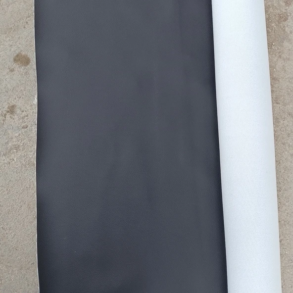 Morbern Marin Döşemelik Suni Deri Kumaş Siyah 300x140 cm - Resim 4