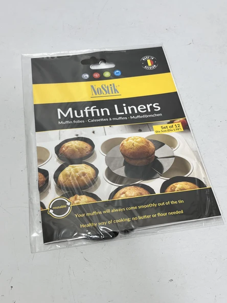 NoStik Muffin Kağıdı 5cm Siyah - Resim 3