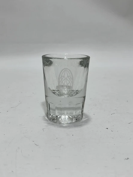 Desenli Kristal Cam Likör Bardağı (Defolu) - Resim 2