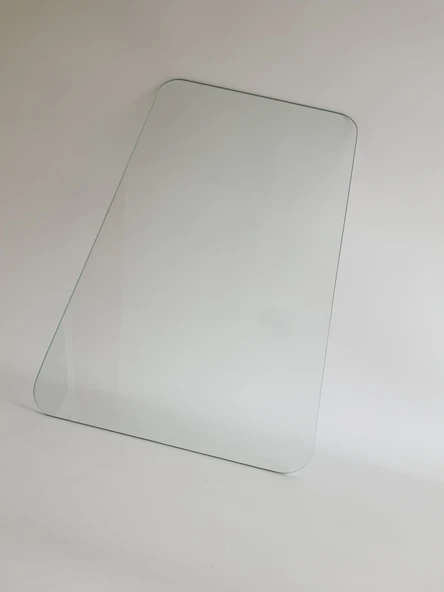 Çok Amaçlı Şeffaf Temperli Cam 52x30cm (Defolu) ürün görseli 1