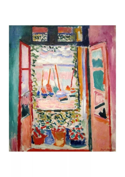 Henri Matisse Open Window Collioure 1905 Duvar Sanatı Baskı Posteri ürün görseli 1