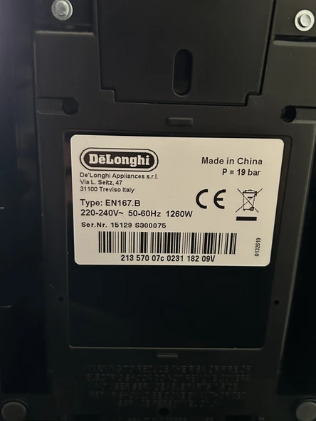 Nespresso Delonghi CitiZ EN167B Kapsüllü Kahve Makinesi - Resim 11