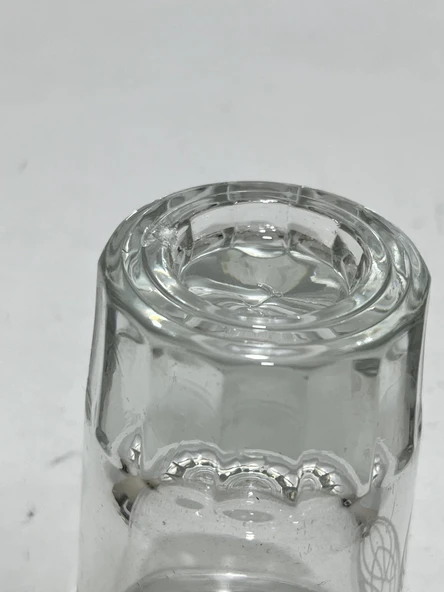 Desenli Kristal Cam Likör Bardağı (Defolu) - Resim 6