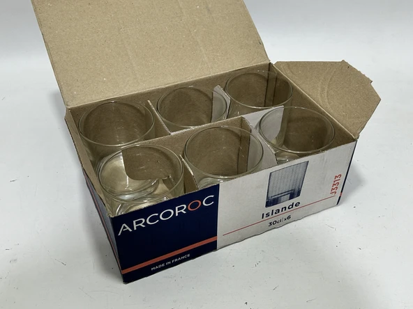 Arcoroc Islande Hiball Viski Bardağı 30cl 6 Adet (Hafif Defolu) - Resim 6