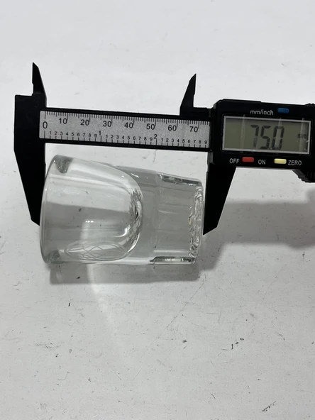 Desenli Kristal Cam Likör Bardağı (Defolu) - Resim 8