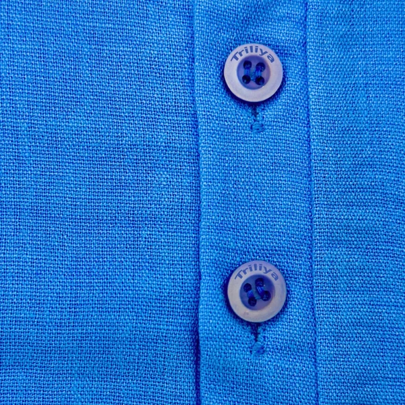 Triliya Erkek Çocuk Yazlık Tişört Kapri Takımı-Müslin Keten Organik Kumaş, 3-11 Yaş, Cepli, Lüks - 11