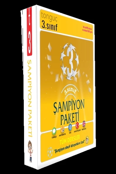 Tonguç Akademi 3. Sınıf Şampiyon Paketi Yeni ürün görseli