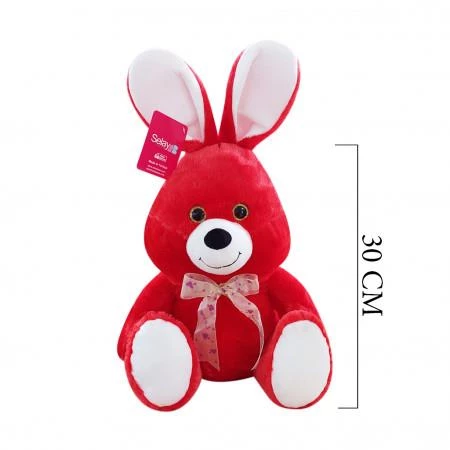 1269 Kırmızı Tavşan 40 Cm