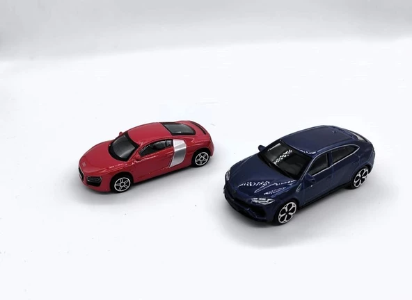 1:43 Street Fire 2'li Set AUDI R8 - LAMBORGHINI URUS - 4