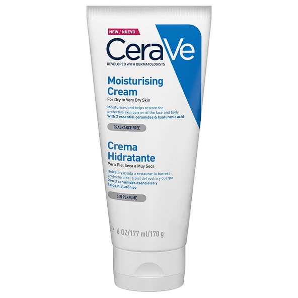 CeraVe Nemlendirici Krem 177 ml Kuru ve Çok Kuru Ciltler İçin