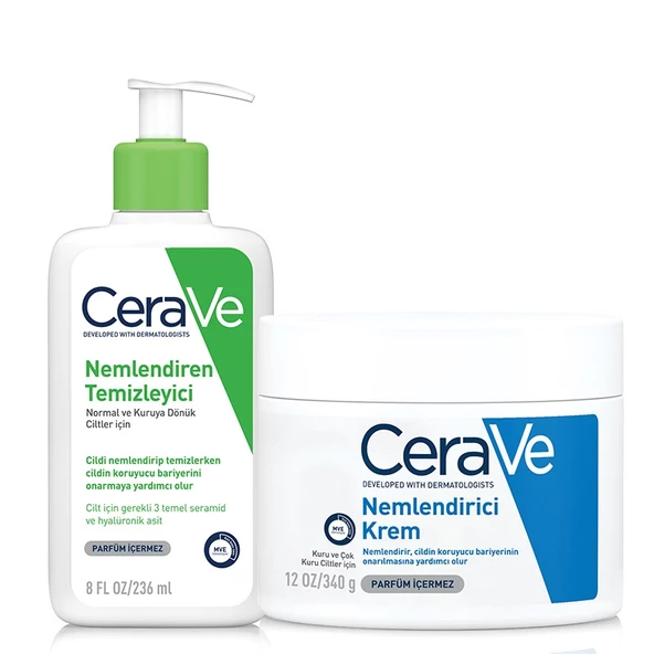 Cerave Kuru ve Çok Kuru Ciltler için Bakım Seti