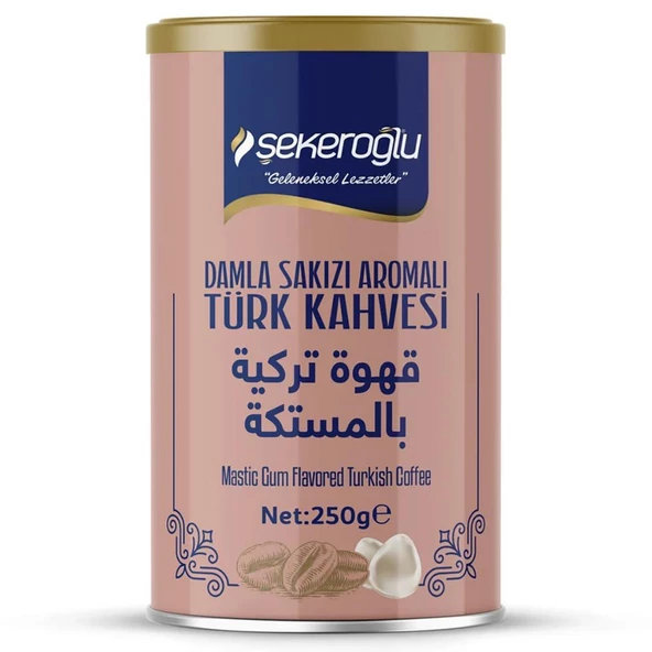 Damla Sakızlı Türk Kahvesi 250 Gr Silindir Kutu