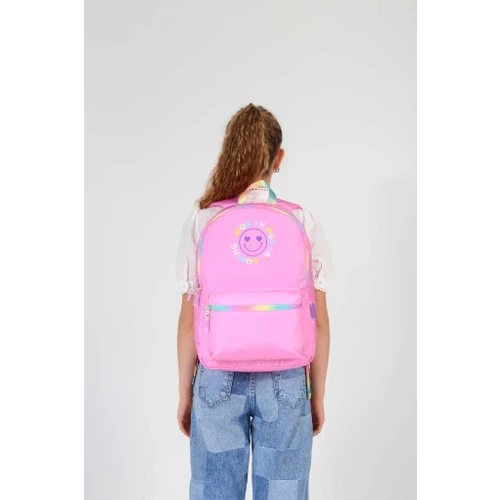 Kaukko Smile Sırt Çantası Pink K1744 - 3
