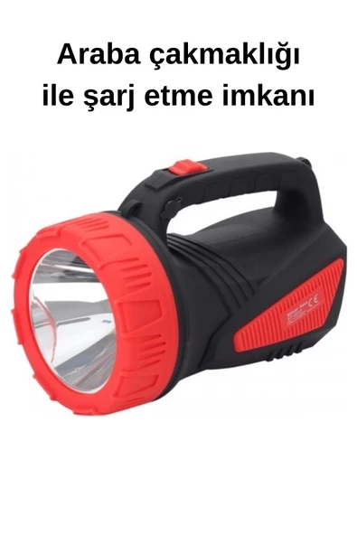 50 saat çalışma süreli 8000mah el feneri projektör - 7