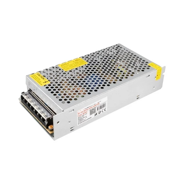 5V 40A - PM-16009 5 Volt - 40 Amper Metal Kasa Adaptör (P10 Paneller İçin)