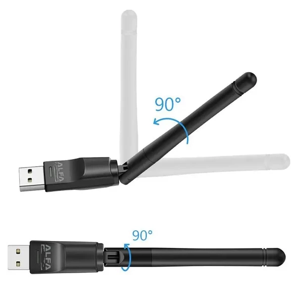 ALFA W114 150Mbps USB Wifi Alıcı - Receiver (Tek Antenli) - 2
