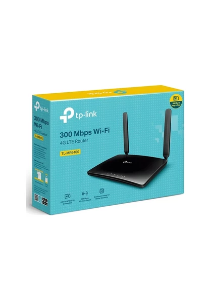 TP-Link TL-MR6400 300Mbps 2.4 Ghz 4G/LTE Kablosuz N Router