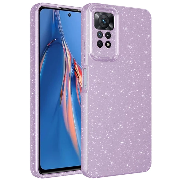 Xiaomi Redmi Note 12 Pro 4G Kılıf Kamera Korumalı Simli Lüks Koton Kapak kılıf - Resim 5