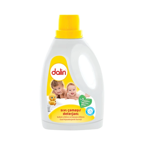 Dalin Çamaşır Deterjanı 1.5LT Klasik (Hassas ve Hipoalerjenik Formül) (6 Lı Set) - 3
