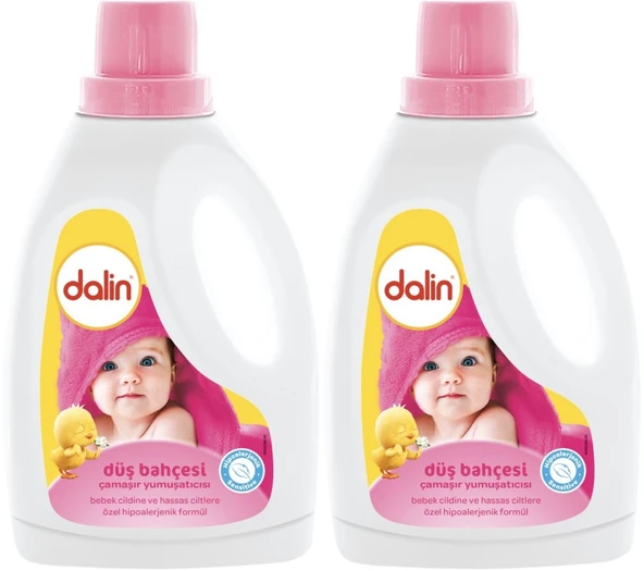 Dalin Çamaşır Yumuşatıcı 1.5LT Düş Bahçesi (2 Li Set) (Bebeklere Özel)