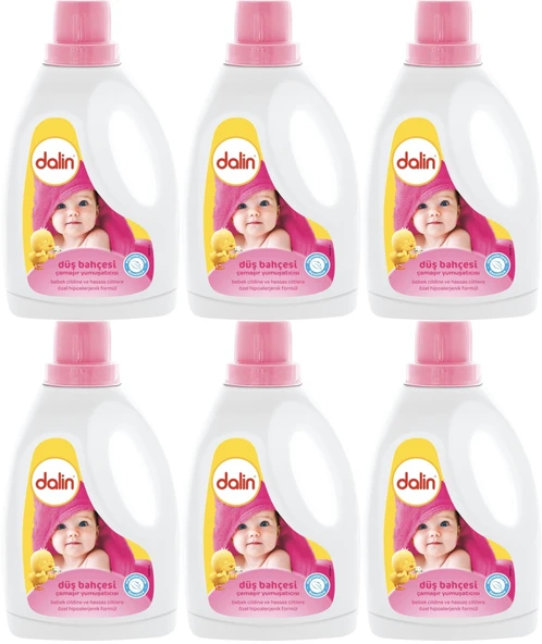 Dalin Çamaşır Yumuşatıcı 1.5LT Düş Bahçesi (6 Lı Set) (Bebeklere Özel)