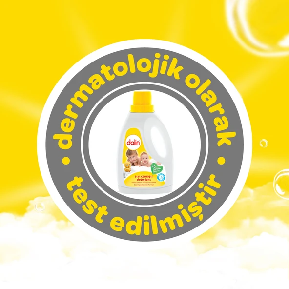 Dalin Çamaşır Deterjanı 1.5LT Klasik (Hassas ve Hipoalerjenik Formül) (6 Lı Set) - 10