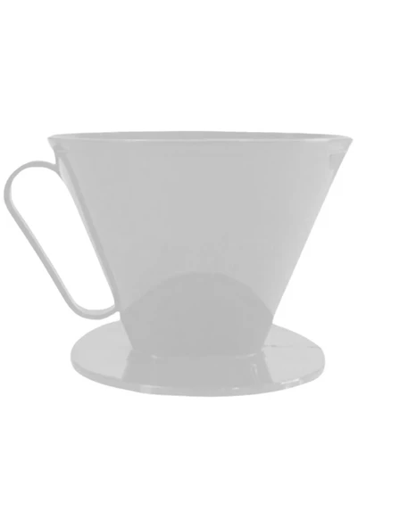 V60 Dripper Filtre Kahve Demleme Aparatı - Beyaz