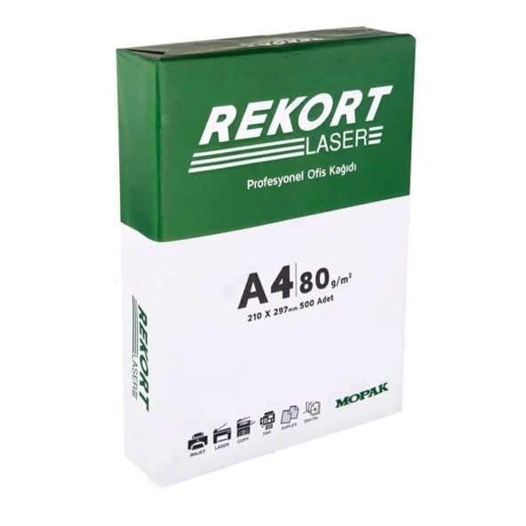 Mopak Rekort A4 Fotokopi Kağıdı 1 Paket (500'lü)