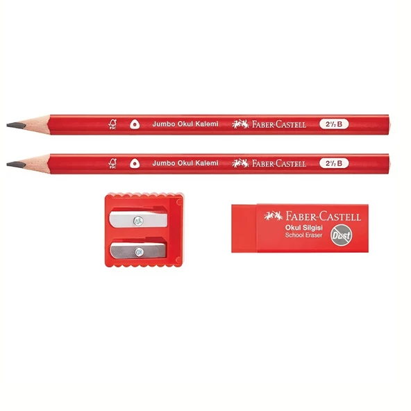 Faber Castell Ergonomik Jumbo Okul Kalem Seti - 2