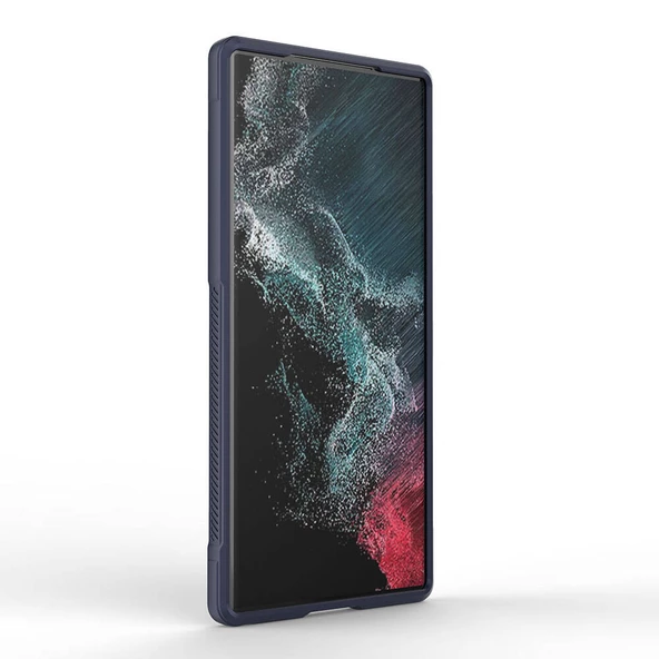 Galaxy S23 Ultra Kılıf Esnek TPU Oyuklu Arka Yüzey Tasarımlı Etnik Silikon Kılıf - Resim 11